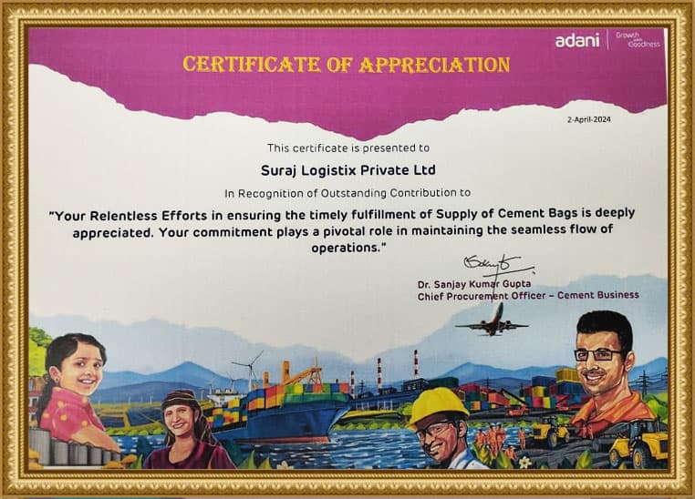 Adani Group Recognition